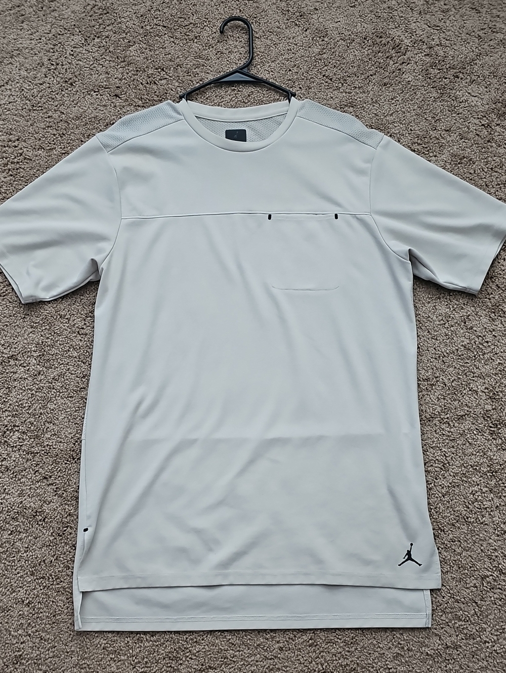 Jordan 23 Lux Pocket Men Short Sleeve T-Shirt Tan L